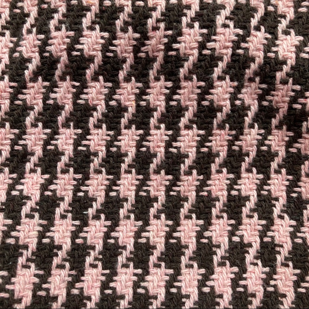 GAP Pink and Brown Houndstooth Bag - Picture 7 of 9